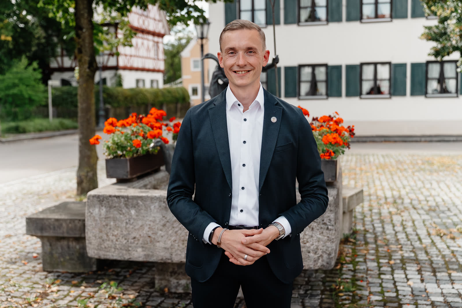 Bürgermeister Christian Weng in Jettingen-Scheppach